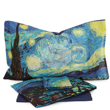 Carica l'immagine nel visualizzatore di Gallery, Completo Lenzuola Matrimoniale La Notte Stellata