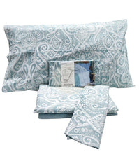 Carica l'immagine nel visualizzatore di Gallery, Completo Lenzuola Parsley ( + Colori) Acqua
