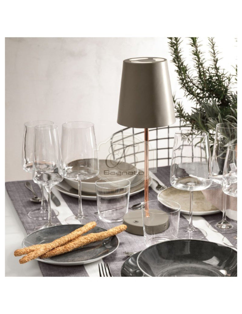 Brandani Set Piatti 18 Pezzi Essential - Porcellana Grigio Fumo - Servizio Da Tavola Per 6 Persone - 5