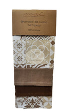 Carica l'immagine nel visualizzatore di Gallery, Set 3 Strofinacci In Cotone Fantasie Varie