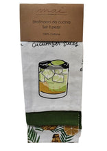 Carica l'immagine nel visualizzatore di Gallery, Set 3 Strofinacci In Cotone Fantasie Varie