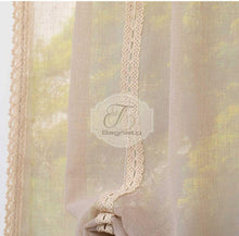 Carica l'immagine nel visualizzatore di Gallery, Tenda Estella Tortora Shabby Chic