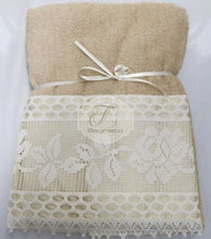 Carica l'immagine nel visualizzatore di Gallery, Asciugamano Lovely 1+1 Tortora Light Asciugamani