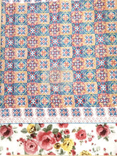 Carica l'immagine nel visualizzatore di Gallery, Tovaglia Antimacchia Floral Mattonella Via Roma 60