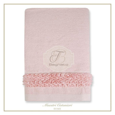 Asciugamano Set 1 + Maestri Cotonieri Rosa Asciugamani