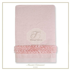Asciugamano Set 1 + Maestri Cotonieri Rosa Asciugamani