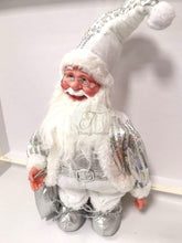 Carica l&#39;immagine nel visualizzatore di Gallery, Babbo Natale Silver Con Carillon
