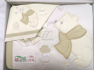 Carrozzina Sfoderabile Più Lenzuola Coordinate Teddy