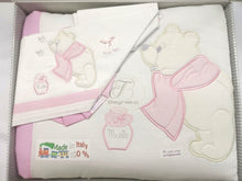 Carica l&#39;immagine nel visualizzatore di Gallery, Carrozzina Sfoderabile Più Lenzuola Coordinate Teddy Pink
