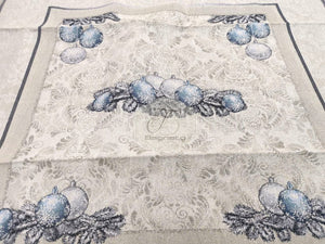 Centrotavola Winter Silver Balls Runner