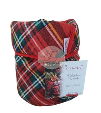 Cesto Pane Tartan Cucina