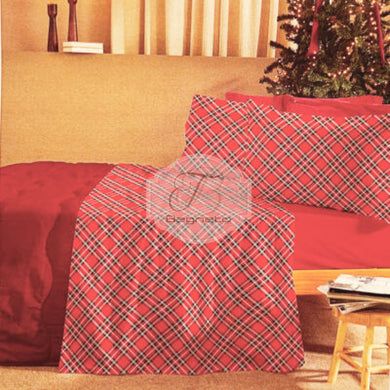 Completo Lenzuola Christmas Tartan
