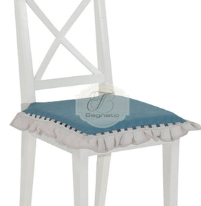 Coppia Coprisedia Lino E Cotone Ikebana Ottanio Coprisedia
