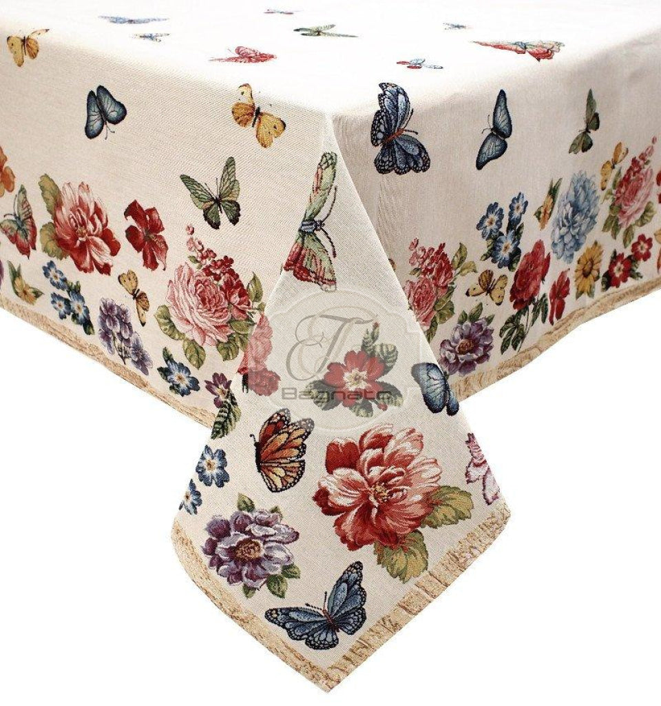 Copritavolo/tovaglia Gobelin Fiori Di Campo 140X180 Tovaglia