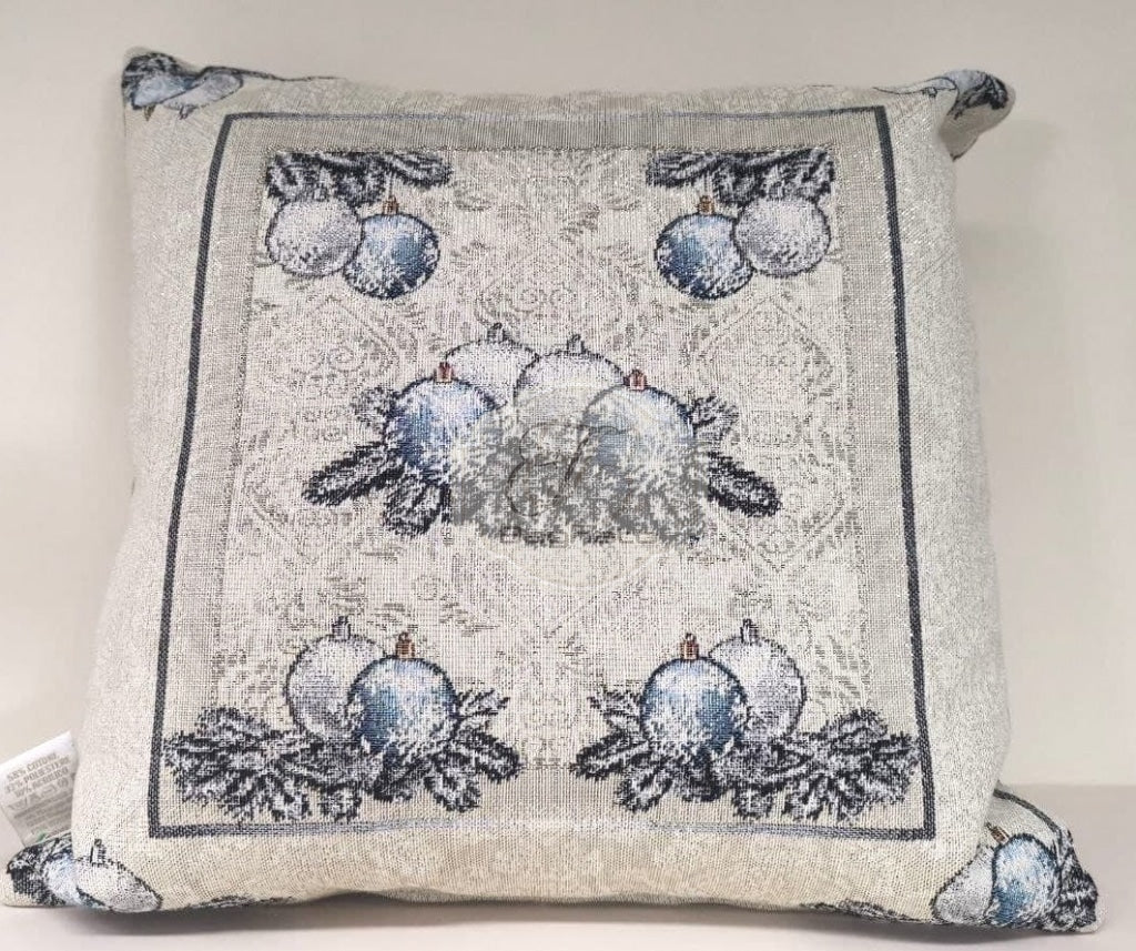 Cuscino Winter Silver Balls