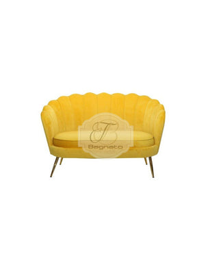 Divano Conchiglia Giallo