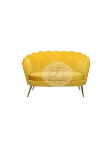 Divano Conchiglia Giallo