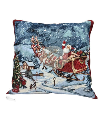 Fodera Cuscino Christmas Slitta Cuscino