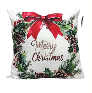 Fodera Cuscino Merry Christmas Cuscino