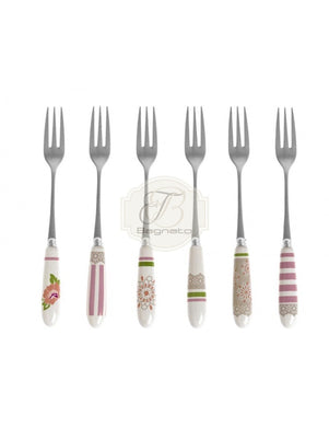 Forchettine Set 6 Pezzi Peonia Brandani Posate