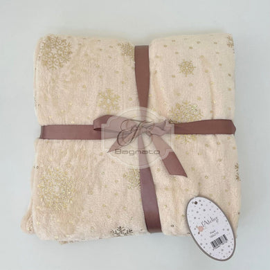 Plaid Christmas ’ Gli Splendenti Morbidissimi’ Fiocco Di Neve