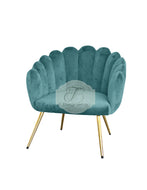 Poltrona Conchiglia Tiffany Velluto