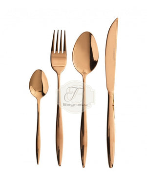 Posate Set 16 Pezzi Rose Gold Brandani
