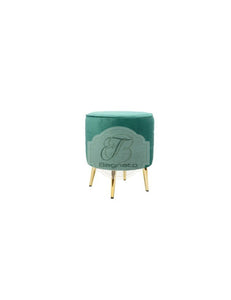 Pouf Petrolio Velluto