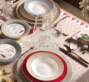 Servizio Piatti Set 18 Pezzi Fiocco Di Neve