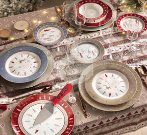 Servizio Piatti Set 18 Pezzi Fiocco Di Neve