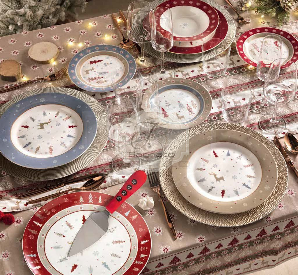Servizio Piatti Set 18 Pezzi Fiocco Di Neve