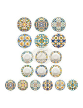 Carica l&#39;immagine nel visualizzatore di Gallery, Set 18 pezzi Piatti Tavola Brandani Medicea Porcellana - Bagnato Arredotessile
