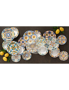 Set 18 Pezzi Piatti Tavola Medicea Porcellana Brandani