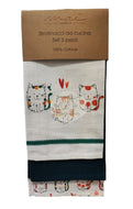 Set 3 Strofinacci In Cotone Fantasie Varie