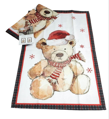 Set Coppia Tovagliette Teddy Cuscino