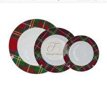 Carica l&#39;immagine nel visualizzatore di Gallery, Set Piatti Tartan Preziosa Luxury Set 18 Pezzi
