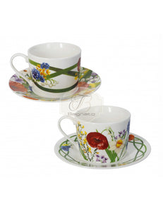 Tazza Da Thè Set 2 Pezzi Fiori Di Campo