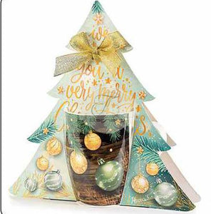 Tazza Porcellana Green Christmas Con Confezione