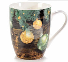 Carica l&#39;immagine nel visualizzatore di Gallery, Tazza Porcellana Green Christmas Con Confezione
