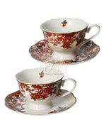 Tazza Thè Set 2 Pezzi Corbezzoli