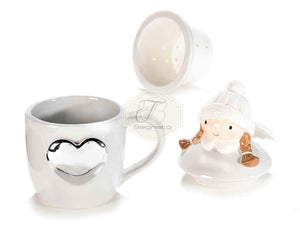 Tazza Tisaniera Angel White