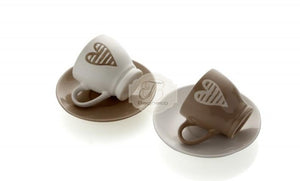 Tazzina Caffè Batticuore Set 2 Pezzi Stoneware Brandani Tazzine