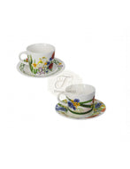 Tazzine Set 2 Pezzi Fiori Di Campo