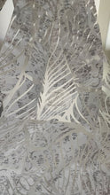 Carica l&#39;immagine nel visualizzatore di Gallery, Tenda Wave Ud 0312 Via Roma 60 Bianco E Grigio Marmorizzato 0201 Tende
