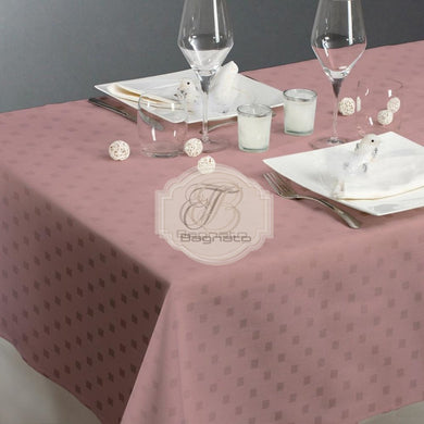 Tovaglia Con Tovaglioli Damina Rosa