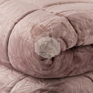 Trapunta In Ecopelliccia Jacquard Cecilia Rosa