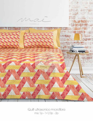 Trapuntino Quilt Intreccio Via Roma 60 Arancio Quilt Trapuntato