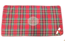 Carica l&#39;immagine nel visualizzatore di Gallery, Tris Centrini Tartan Con Fiocco

