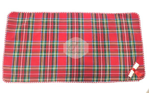 Tris Centrini Tartan Con Fiocco