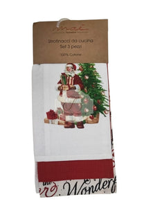 Tris Strofinacci Christmas Cucina